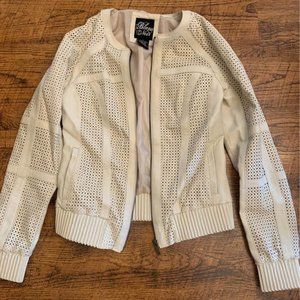 Blanc Noir - faux leather jacket - Size Small